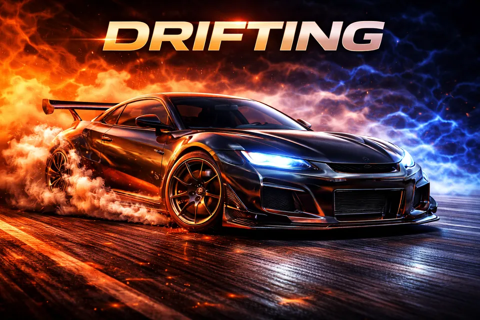 Competition drift car