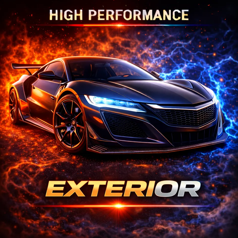 Premium performance car exterior